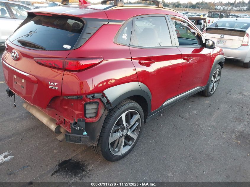 2019 HYUNDAI KONA ULTIMATE - KM8K5CA5XKU381725