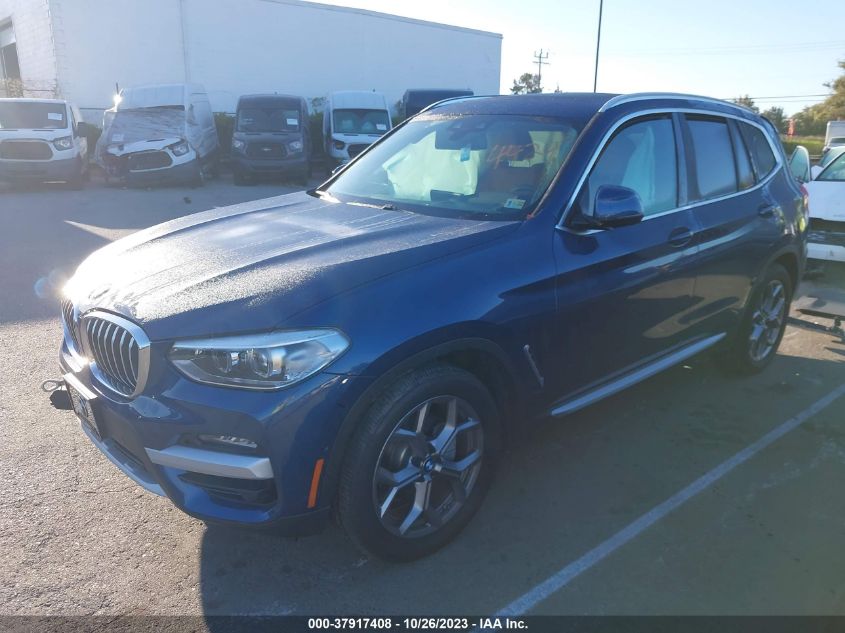 VIN 5UXTY5C08L9B74429 2020 BMW X3 XDRIVE30I