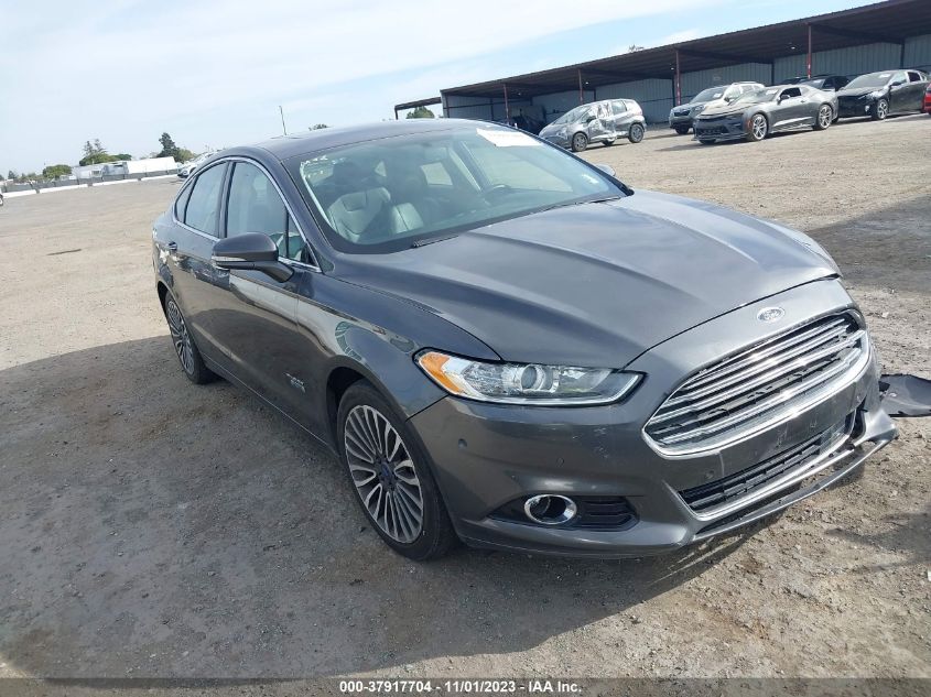 VIN 3FA6P0SU8GR134681 2016 FORD FUSION ENERGI no.1