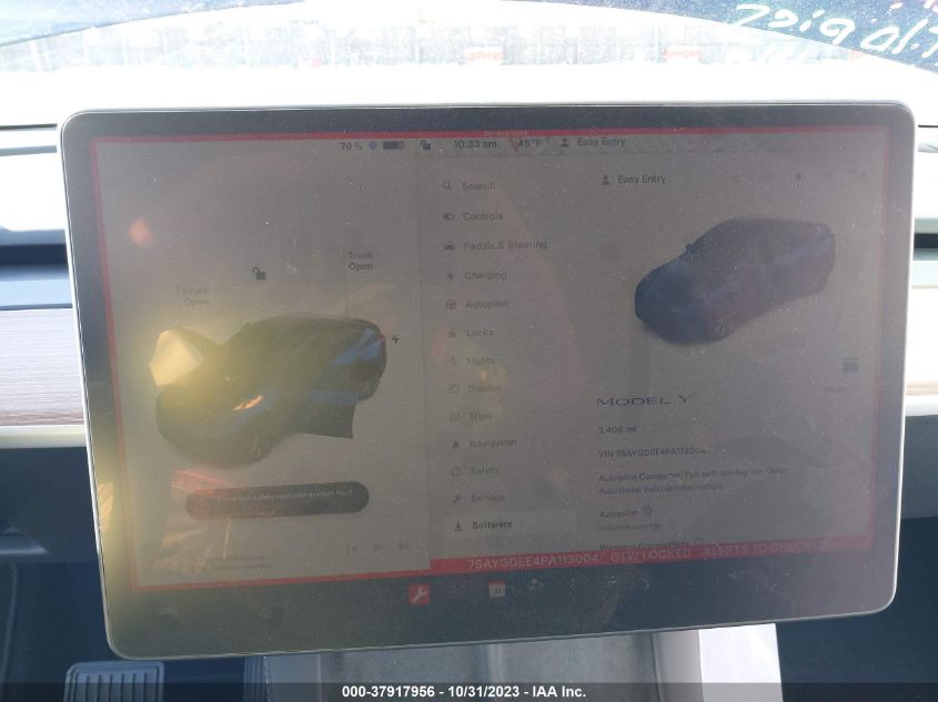 2023 TESLA MODEL Y - 7SAYGDEE4PA113004