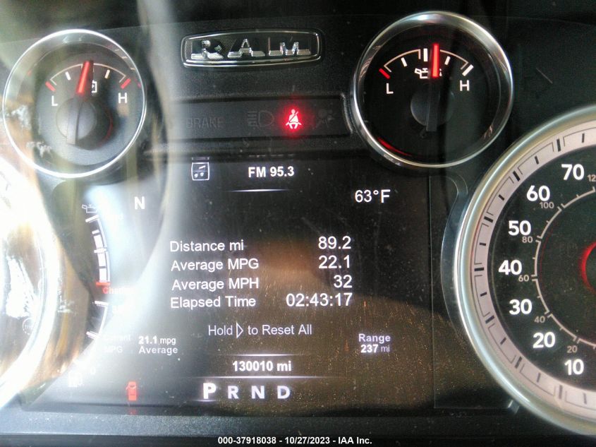 2019 RAM 1500 CLASSIC WARLOCK - 1C6RR7GG4KS619059