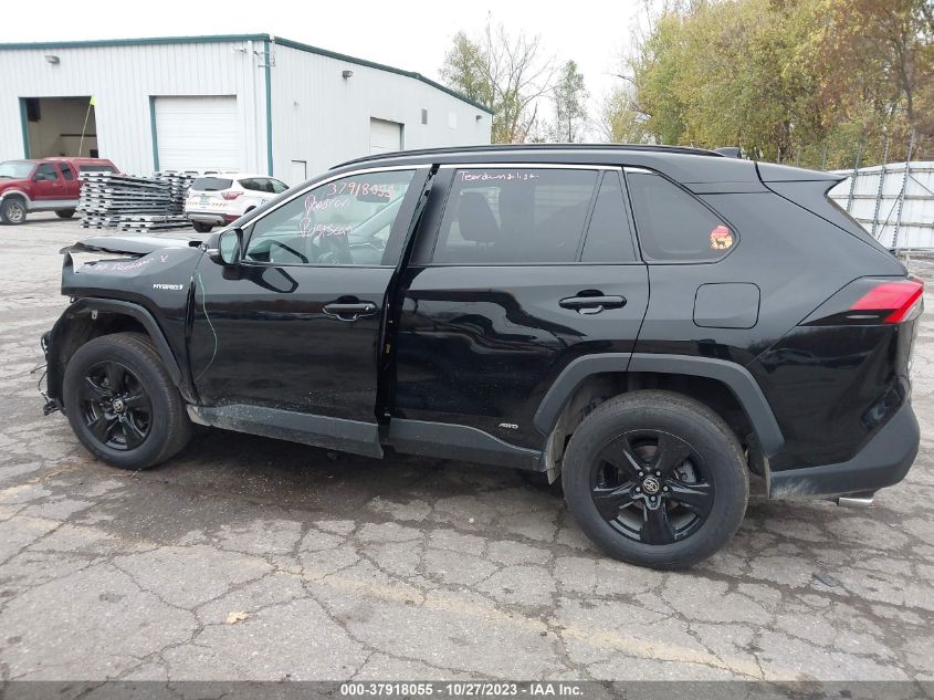 2021 TOYOTA RAV4 HYBRID XLE - 4T3RWRFV3MU014070