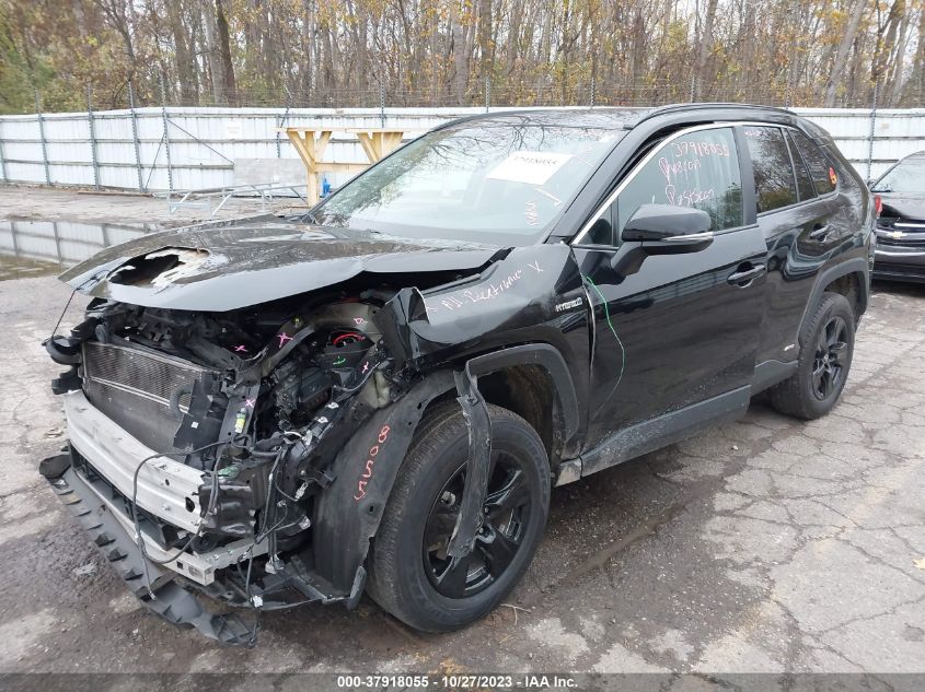 2021 TOYOTA RAV4 HYBRID XLE - 4T3RWRFV3MU014070