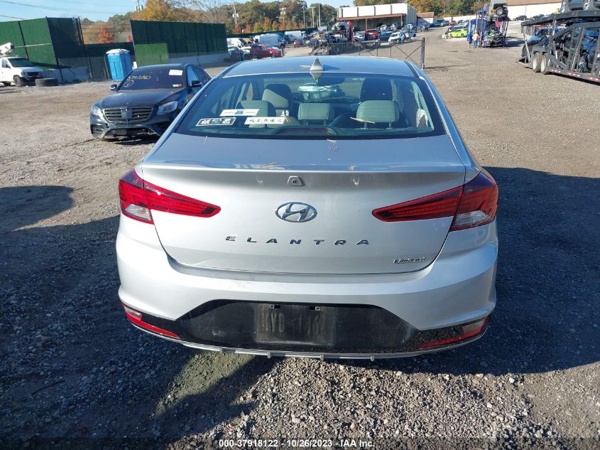 2020 HYUNDAI ELANTRA LIMITED - KMHD84LF1LU954735