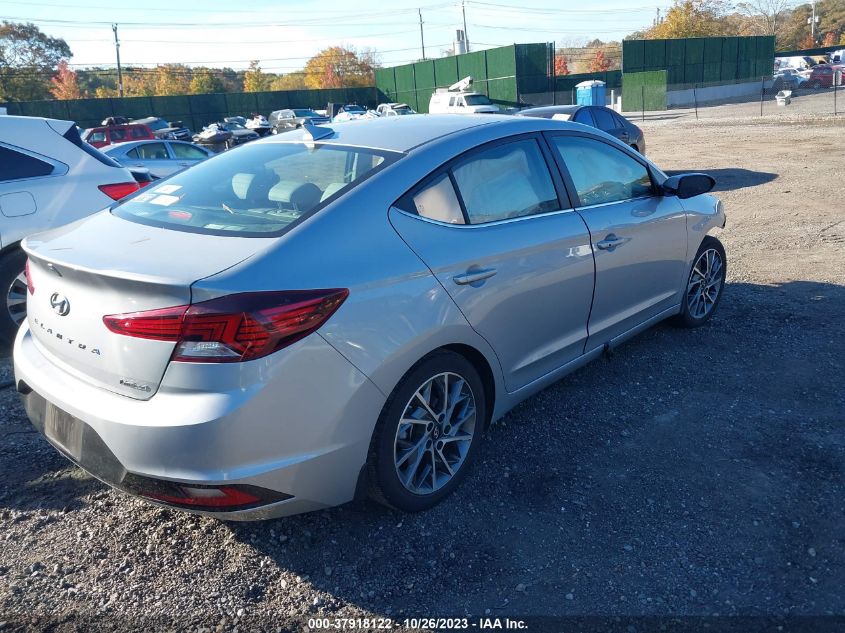 2020 HYUNDAI ELANTRA LIMITED - KMHD84LF1LU954735