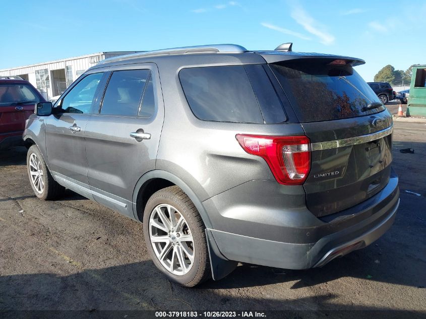 2017 FORD EXPLORER LIMITED - 1FM5K8F86HGC38588