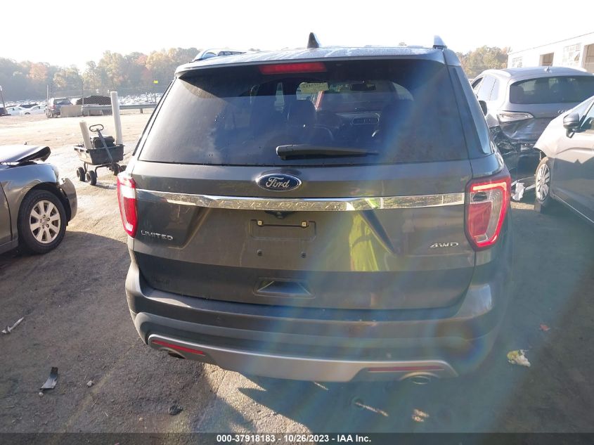 2017 FORD EXPLORER LIMITED - 1FM5K8F86HGC38588