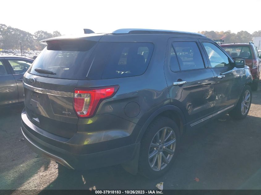 2017 FORD EXPLORER LIMITED - 1FM5K8F86HGC38588