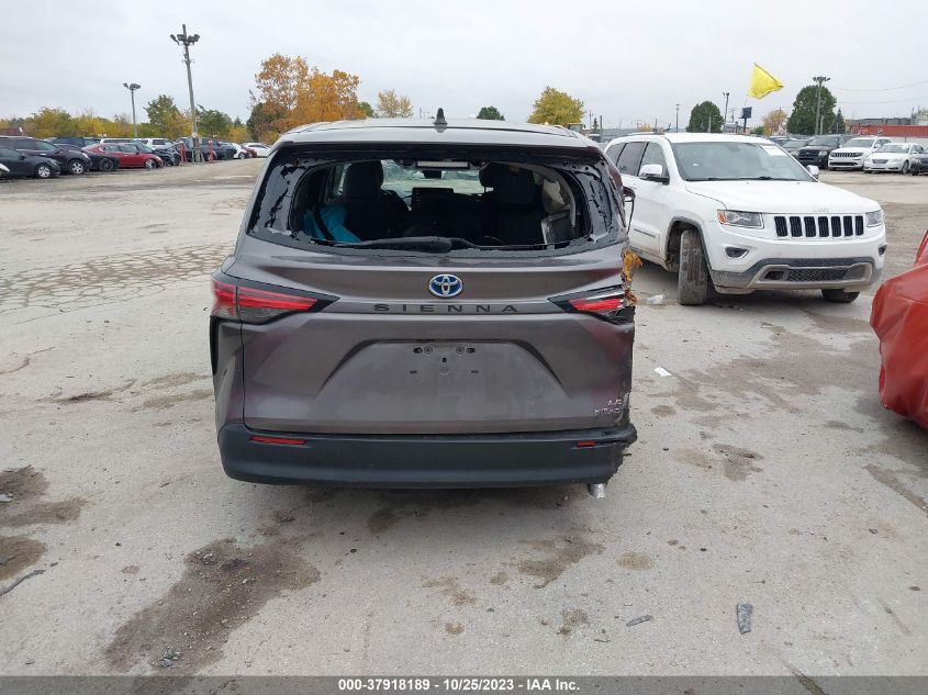 2021 TOYOTA SIENNA LE - 5TDKRKEC4MS015200