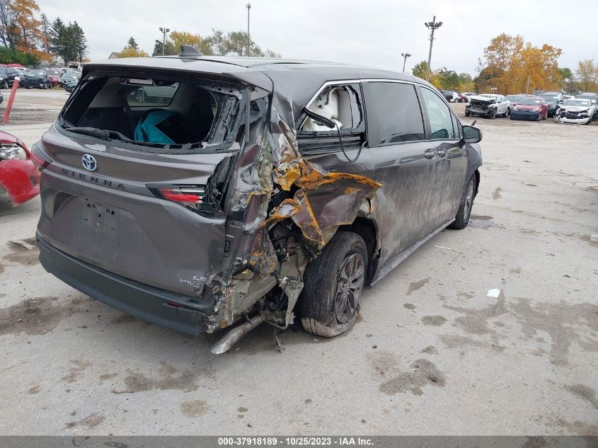 2021 TOYOTA SIENNA LE - 5TDKRKEC4MS015200