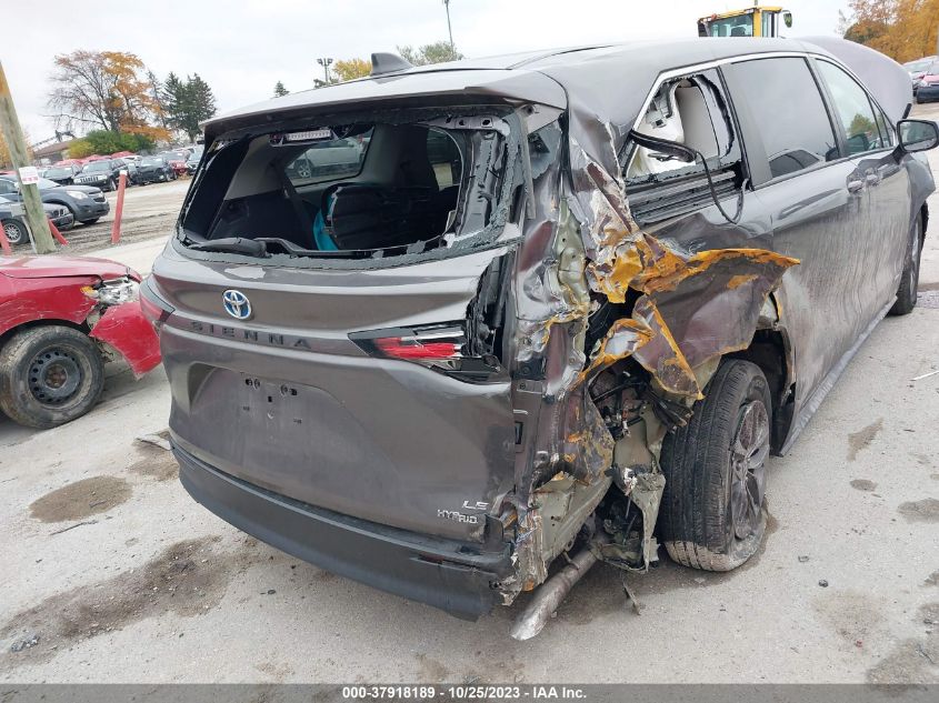 2021 TOYOTA SIENNA LE - 5TDKRKEC4MS015200