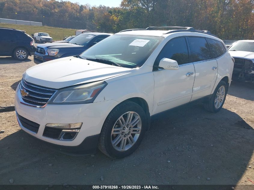 2014 CHEVROLET TRAVERSE LT - 1GNKRGKD8EJ359211