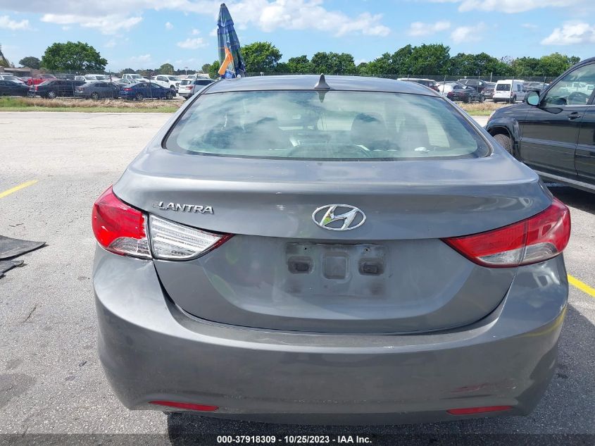 2013 HYUNDAI ELANTRA GLS - 5NPDH4AE8DH396005