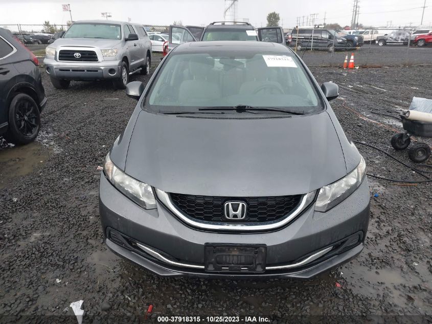 2013 HONDA CIVIC SDN EX 19XFB2F86DE239076