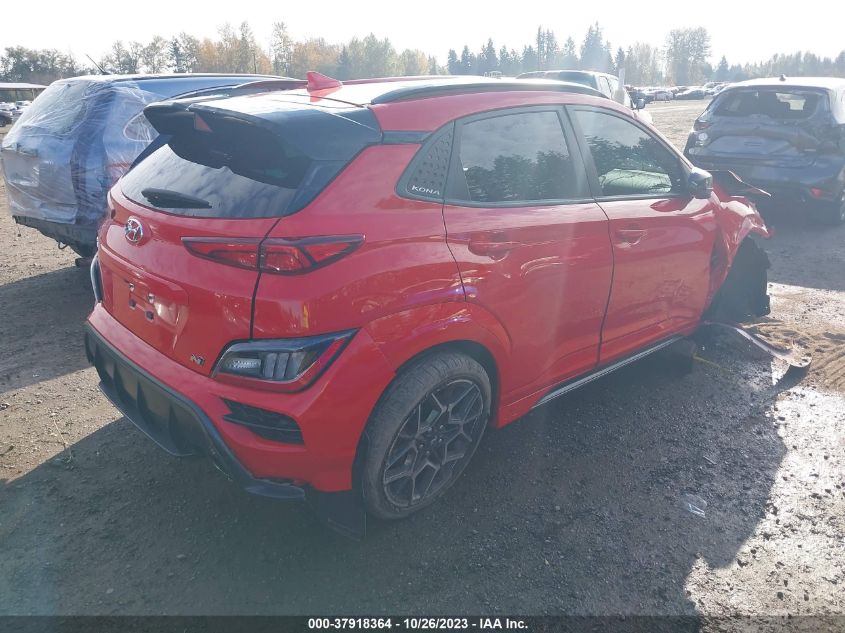 2022 HYUNDAI KONA N KM8KH3ACXNU003379
