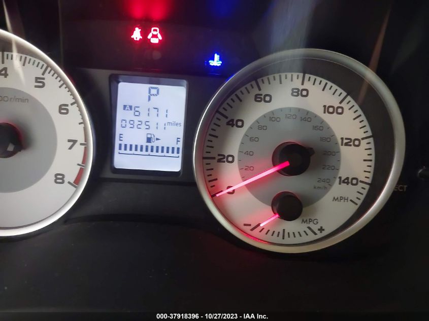 2013 SUBARU IMPREZA WAGON 2.0I PREMIUM - JF1GPAE68DH870587