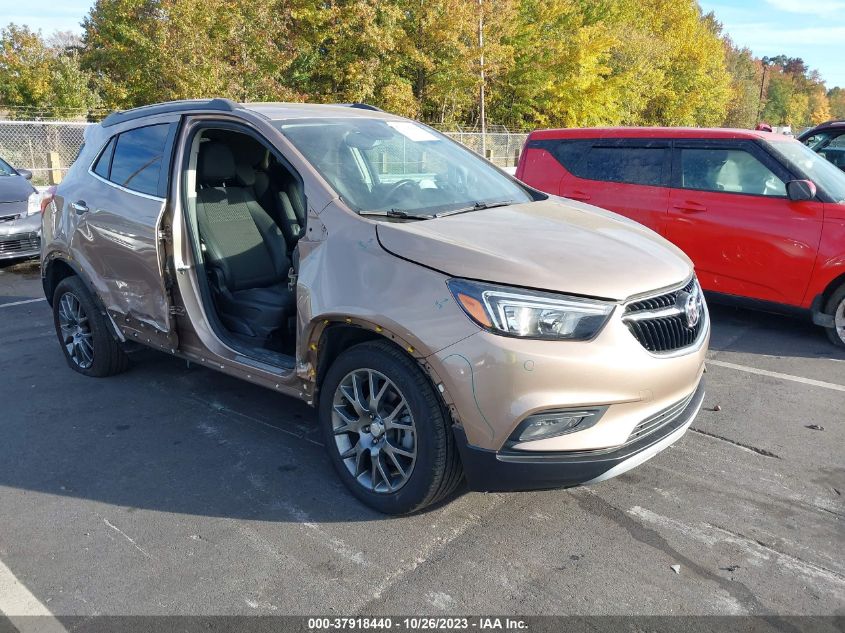 Lot #2536949529 2019 BUICK ENCORE AWD SPORT TOURING salvage car