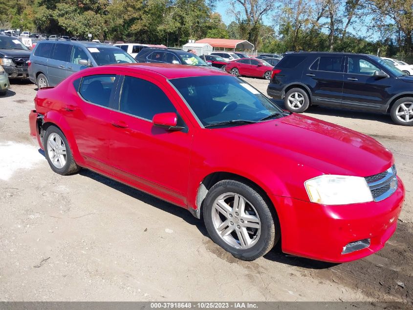 2013 DODGE AVENGER SXT - 1C3CDZCG7DN666607