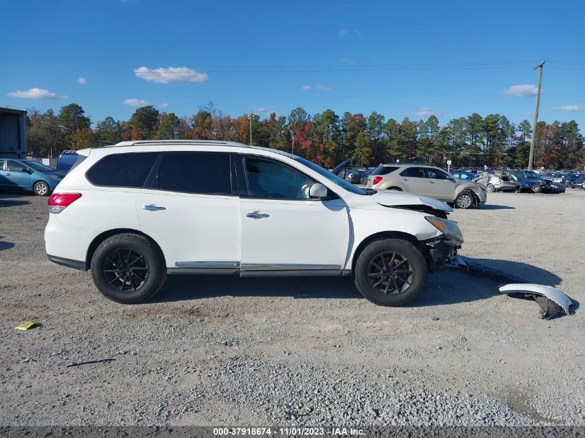 2013 NISSAN PATHFINDER SL - 5N1AR2MM8DC663321