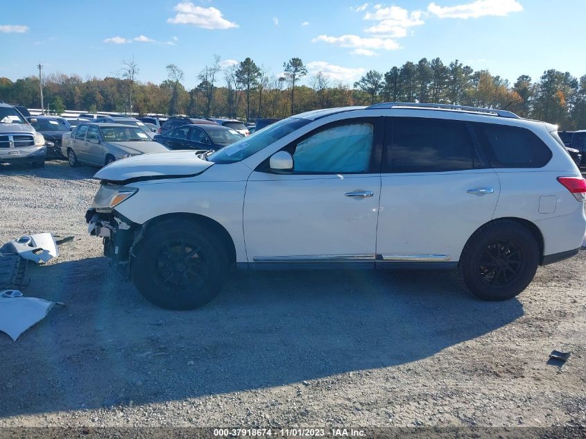 2013 NISSAN PATHFINDER SL - 5N1AR2MM8DC663321