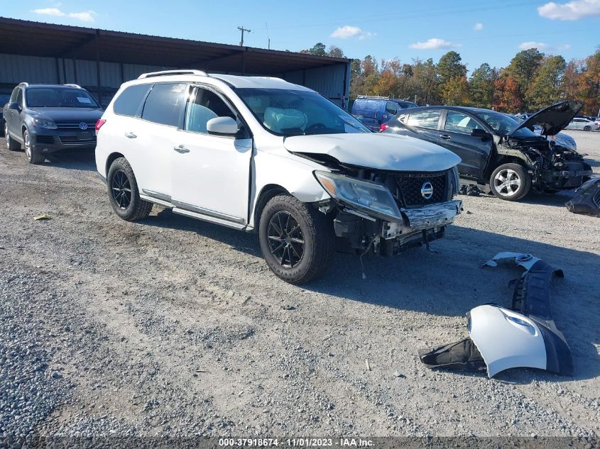 2013 NISSAN PATHFINDER SL - 5N1AR2MM8DC663321
