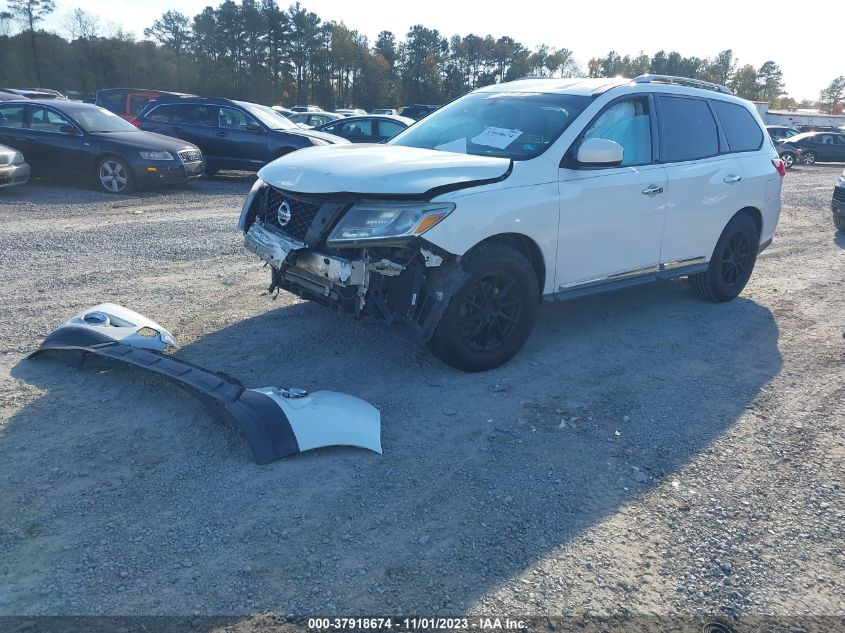 2013 NISSAN PATHFINDER SL - 5N1AR2MM8DC663321