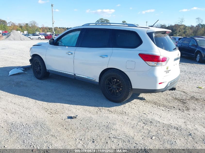2013 NISSAN PATHFINDER SL - 5N1AR2MM8DC663321