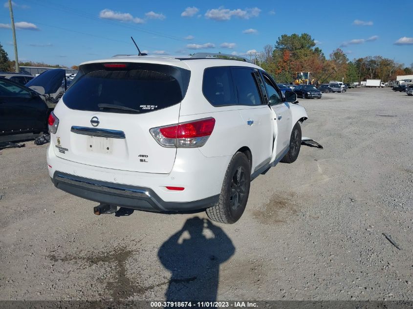 2013 NISSAN PATHFINDER SL - 5N1AR2MM8DC663321