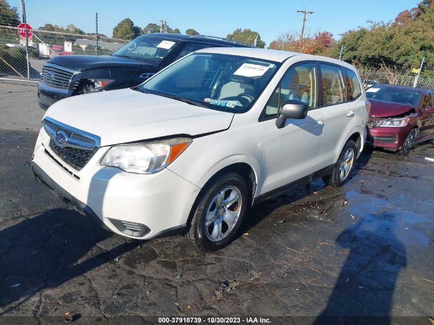 2014 SUBARU FORESTER 2.5I - JF2SJAAC8EH455385