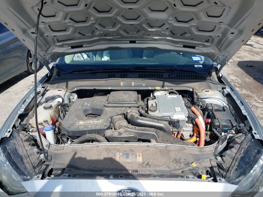 2019 FORD FUSION HYBRID SE - 3FA6P0LUXKR221005