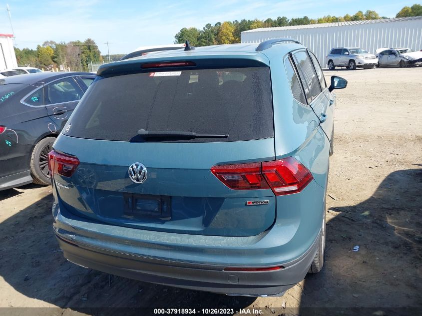 2019 VOLKSWAGEN TIGUAN SE/SEL/SEL R-LINE JET-BLA - 3VV2B7AXXKM108893
