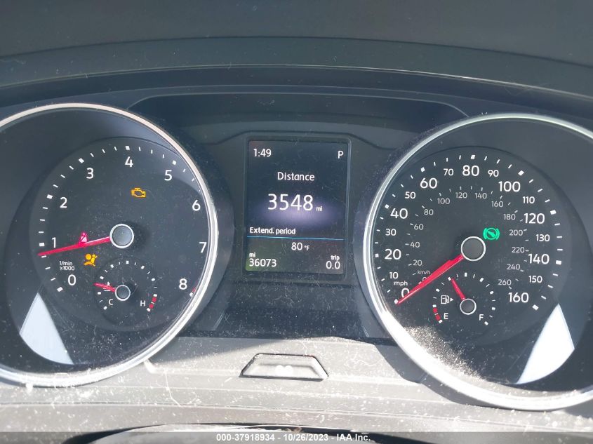 2019 VOLKSWAGEN TIGUAN SE/SEL/SEL R-LINE JET-BLA - 3VV2B7AXXKM108893
