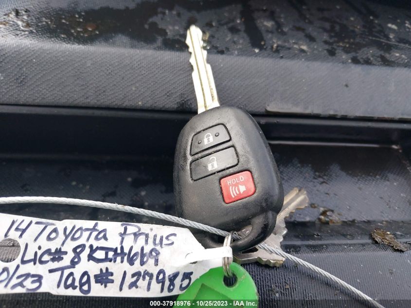 2014 TOYOTA PRIUS C ONE/THREE/TWO/FOUR - JTDKDTB37E1068562