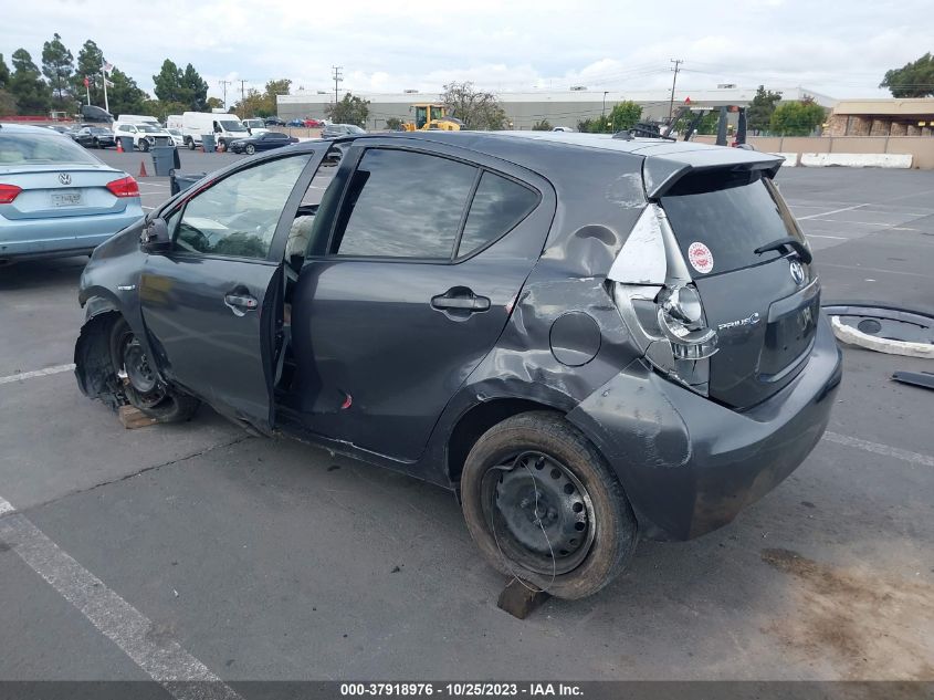 2014 TOYOTA PRIUS C ONE/THREE/TWO/FOUR - JTDKDTB37E1068562