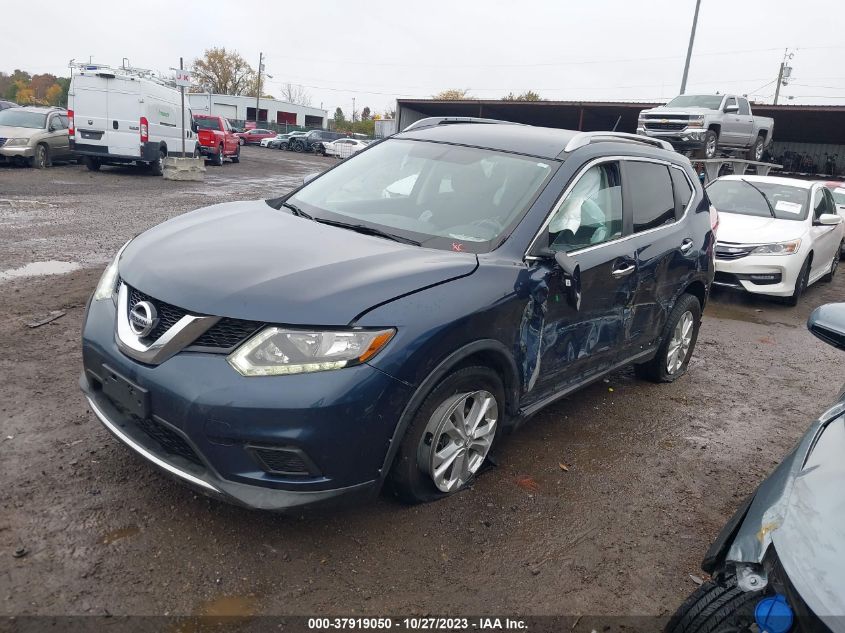 2015 NISSAN ROGUE SV - KNMAT2MT9FP542290