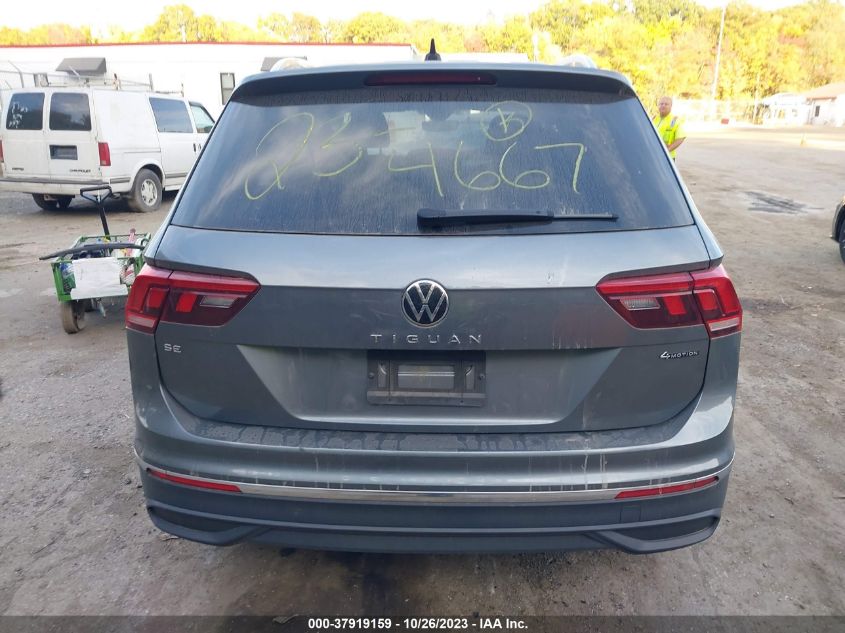 2022 VOLKSWAGEN TIGUAN SE - 3VV2B7AX2NM031506