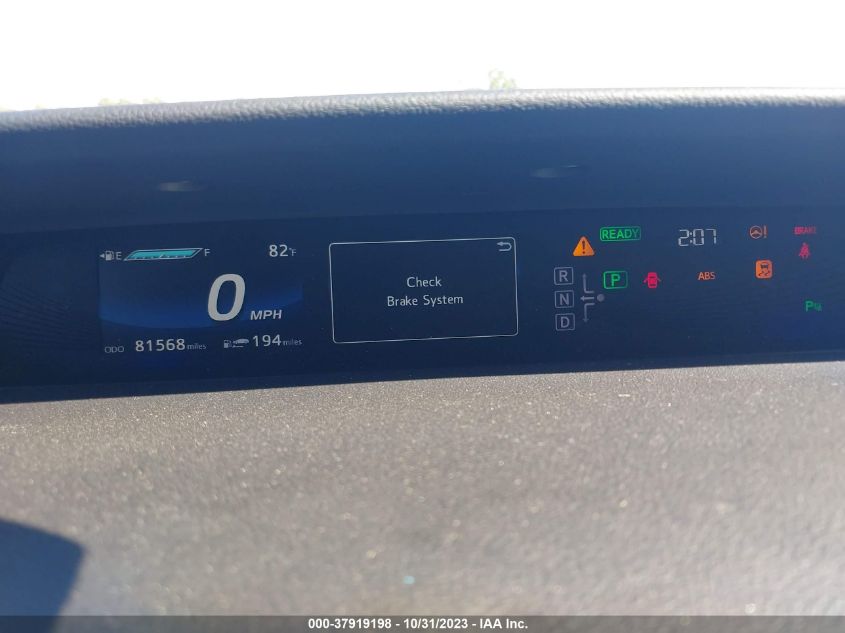 2017 TOYOTA MIRAI JTDBVRBD1HA002182