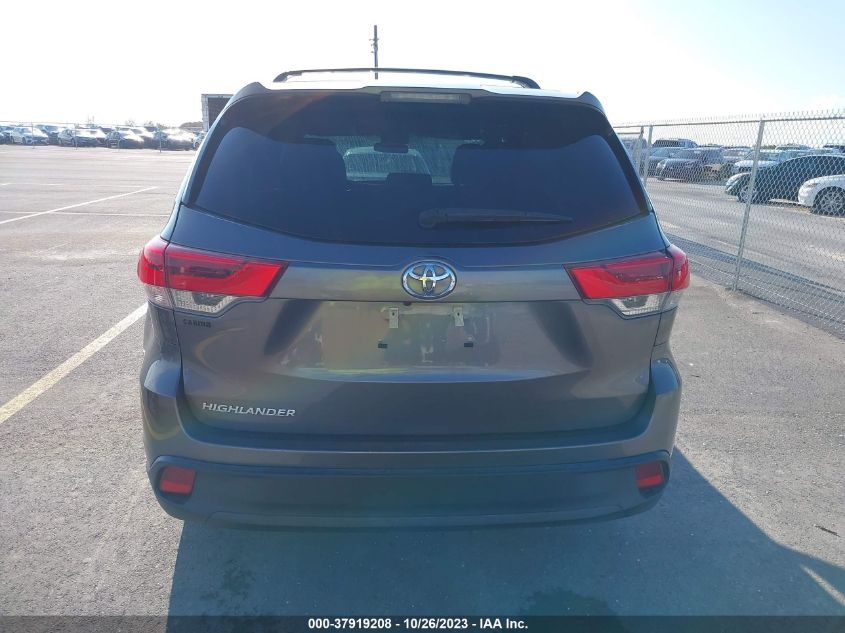 2019 TOYOTA HIGHLANDER LE - 5TDZZRFHXKS358558
