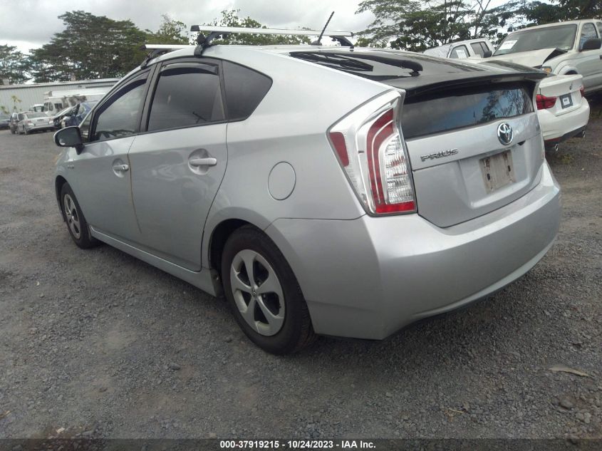 2014 TOYOTA PRIUS FOUR/FIVE/THREE/ONE/TWO - JTDKN3DU7E1773333