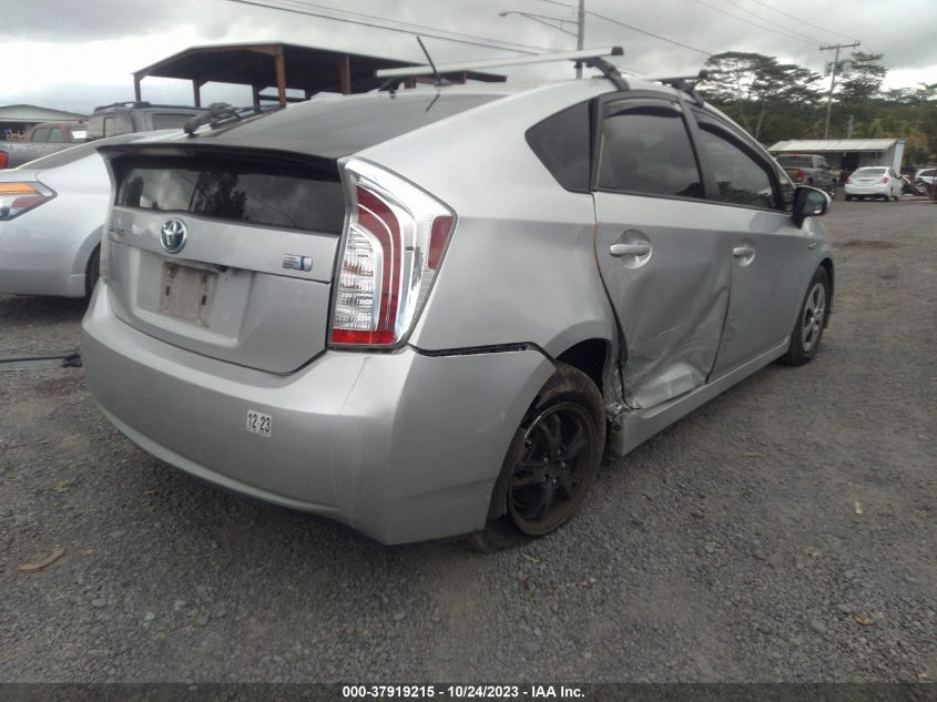 2014 TOYOTA PRIUS FOUR/FIVE/THREE/ONE/TWO - JTDKN3DU7E1773333