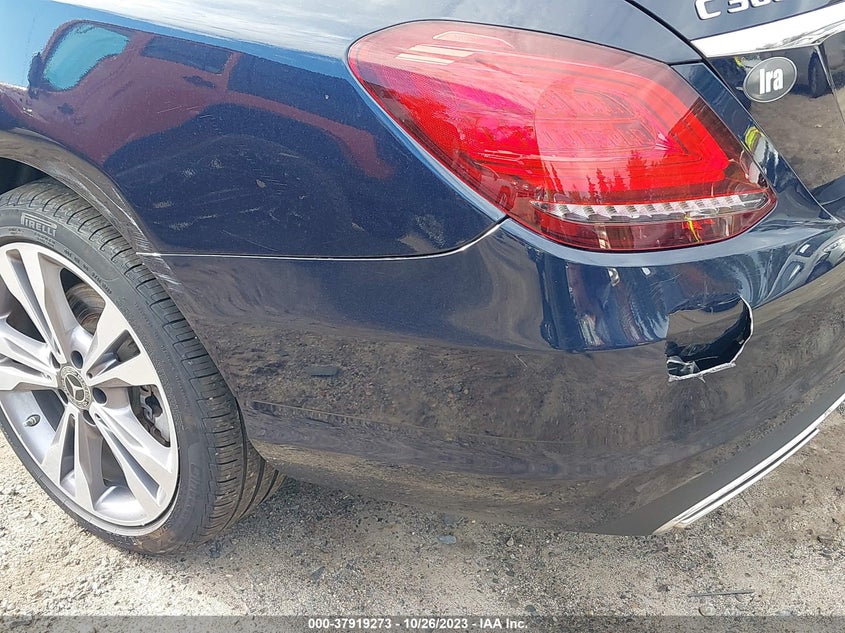 VIN 55SWF8EB6KU291334 2019 MERCEDES-BENZ C-CLASS C 300
