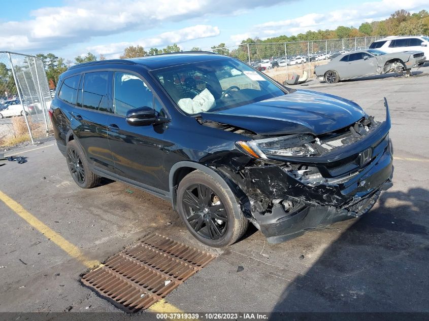 5FNYF6H79NB068909 HONDA PILOT BLACK EDITION 2022