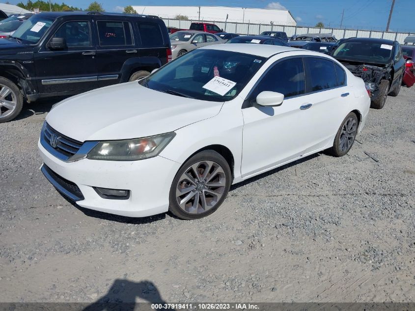 2014 HONDA ACCORD SEDAN SPORT - 1HGCR2F57EA198435