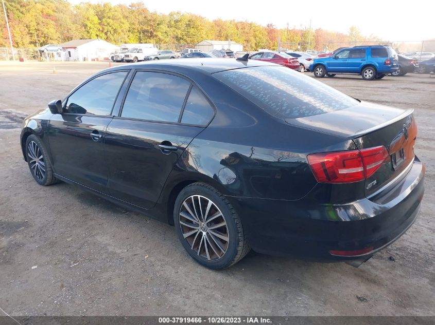 2015 VOLKSWAGEN JETTA SEDAN 1.8T SPORT 3VWB17AJ1FM223091