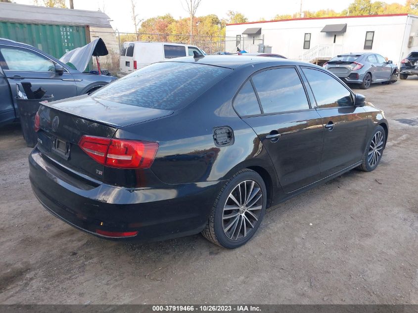 2015 VOLKSWAGEN JETTA SEDAN 1.8T SPORT 3VWB17AJ1FM223091