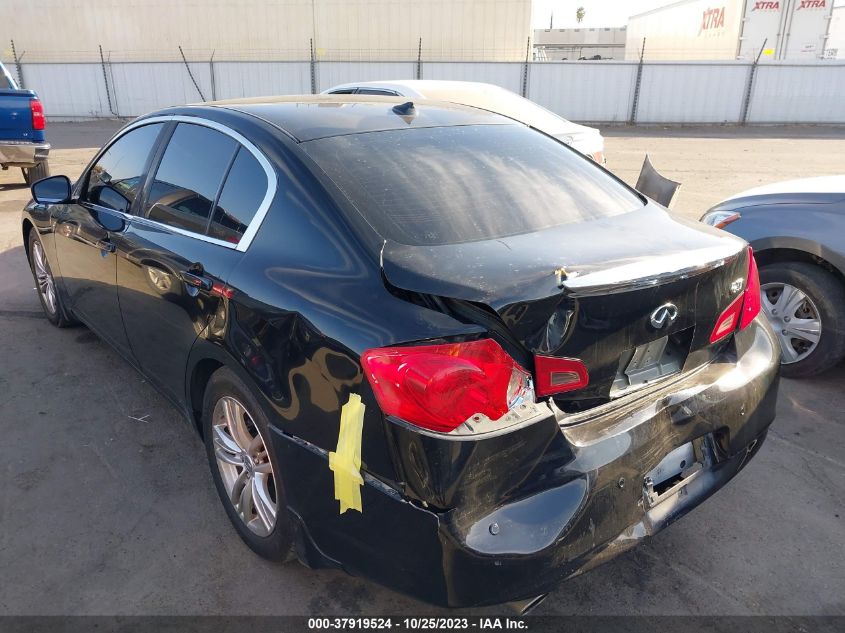 2013 INFINITI G37 SEDAN JOURNEY JN1CV6AP4DM303362