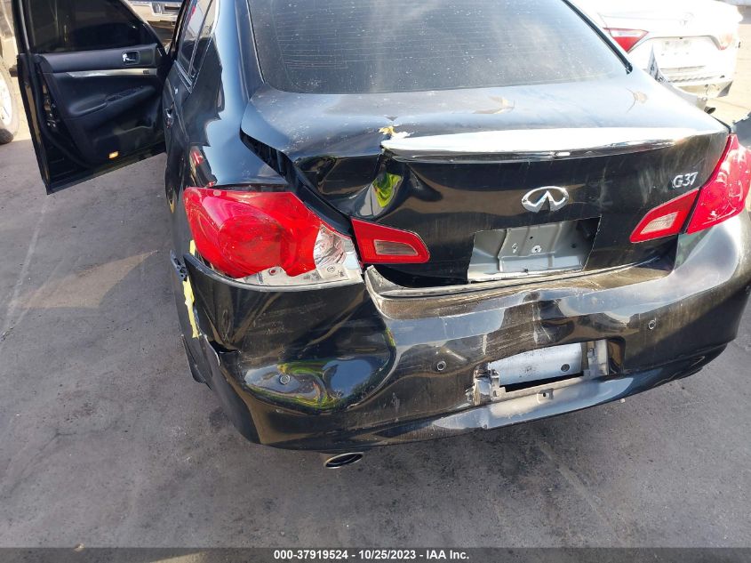 2013 INFINITI G37 SEDAN JOURNEY JN1CV6AP4DM303362