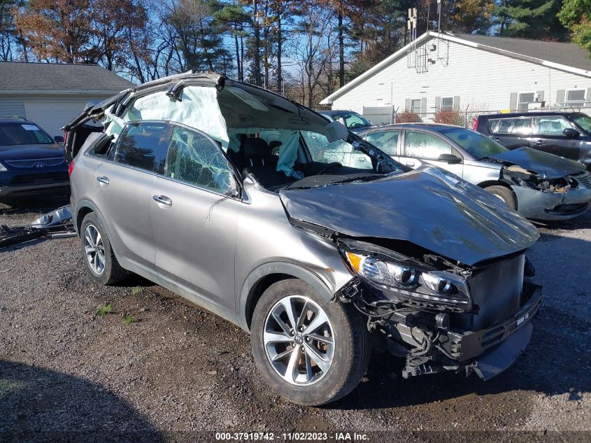 5XYPH4A57KG510979 KIA SORENTO EX V6 2019