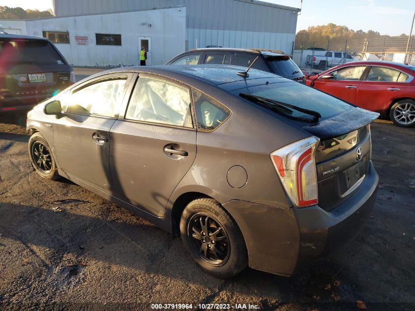 2013 TOYOTA PRIUS ONE/TWO/THREE/FOUR/FIVE - JTDKN3DUXD5700321
