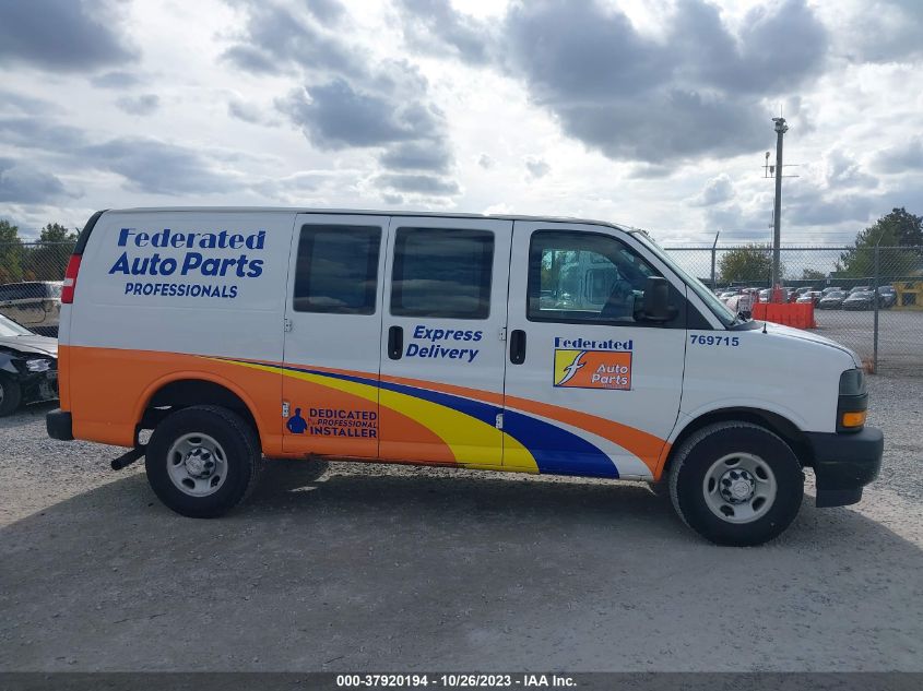 2018 CHEVROLET EXPRESS CARGO VAN - 1GCWGAFG1J1211106